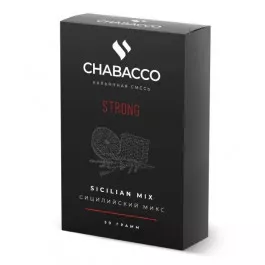 Бестабачная смесь для кальяна Chabacco Strong Sicilian Mix (чабака Сицилийский Микс) 50 грамм (
