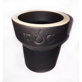 Чаша для кальяна FOG Sunrise (Фог Санрайз) Черная с черной выемкой
