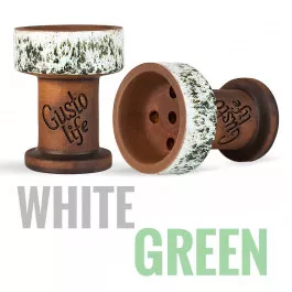 Чаша Gusto Bowls Rook White-Green
