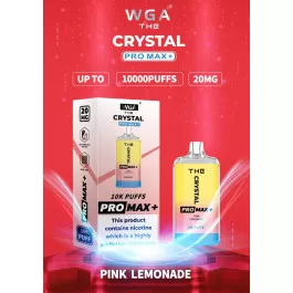 Электронная сигарета Crystal Pro Max 10000 Pink Lemonade (Ягодный Лимонад) 
