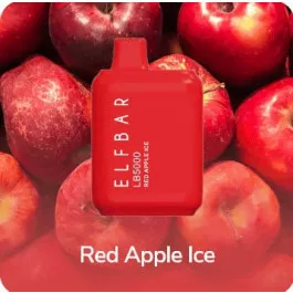 Электронные сигареты Elf Bar LB5000 Red Apple Ice (Красное Яблоко Айс)