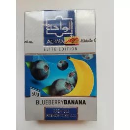 Табак Al Waha Elite Edition Blueberry Banana (Альваха Премиум серия Черника Банан) 50 грамм