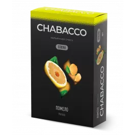 Бестабачная смесь для кальяна Chabacco STRONG Pomelo (Чабака Помело) 50 грамм 