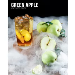 Табак Honey Badger Wild (Медовый Барсук крепкая линейка) Зеленое яблоко 100 грамм