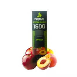 Электронные сигареты Fumari 1500 Pro Персик Яблоко