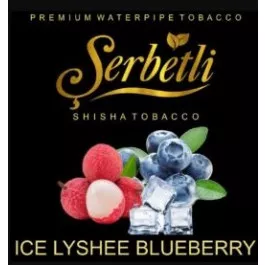 Табак Serbetli Ice Lychee Blueberry (Щербетли Айс Личи Черника) 50 грамм