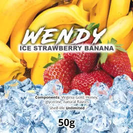Табак Wendy Ice Strawberry Banana (Венди Айс Клубника Банан) 50 грамм