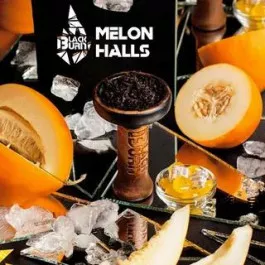 Табак Burn Black Melon Halls (Бёрн Блек Дынный Холлс) 100 грамм