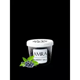 Табак Amra Blueberry Mint (Амра Черника мята) Легкая линейка 100 грамм