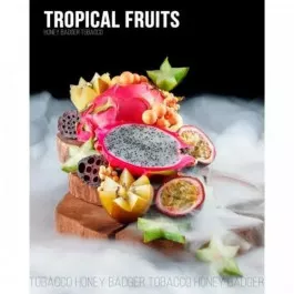 Табак Honey Badger Mild Tropical Fruits (Медовый Барсук легкая линейка) Тропические фрукты 250 грамм