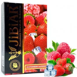 Табак Jibiar Ice Strawberry Raspberry (Джибиар Айс Клубника малина) 50 грамм 
