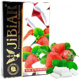 Табак Jibiar Strawberry Gum (Джибиар Клубничная Жвачка) 50грамм 