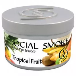 Табак Social Smoke Тропические Фрукты (Tropical Fruit) 100 г.