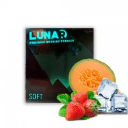 Табак Lunar Soft Ice Melon Srtawberry (Лунар Софт Айс Клубника Дыня) 50 грамм