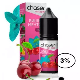 Жидкость Chaser Cherry Mint (Чейзер Вишня Ментол) 15мл, 3% 