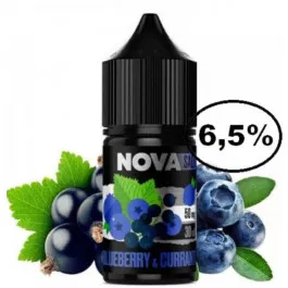 Жидкость Nova Blueberry Currant (Нова Черника Черная Смородина) 30мл, 6,5%