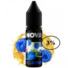 Жидкость Nova Energy Drink Blueraspberry (Нова Энергетик Голубая Малина) 15мл, 3%