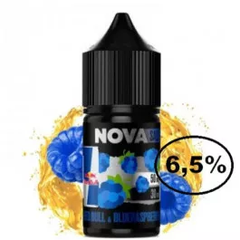 Жидкость Nova Energy Drink Blueraspberry (Нова Энергетик Голубая Малина) 30мл, 6,5%