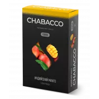 Бестабачная смесь для кальяна Chabacco Strong Indian Mango (чабака Индийский Манго) 50 грамм