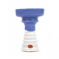 Чаша для кальяна RS Bowls HR v.2.0 (Harmonia) фанел, белая с фиолетовым