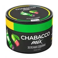 Бестабачная смесь Chabacco MIX Medium Green Soda (Чабако Зеленая Содовая) 50 грамм