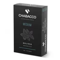 Бестабачная смесь для кальяна Chabacco Medium Melissa (чабака Мелисса) 50 грамм (