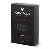 Бестабачная смесь для кальяна Chabacco Strong Sicilian Mix (чабака Сицилийский Микс) 50 грамм (