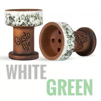 Чаша Gusto Bowls Rook White-Green