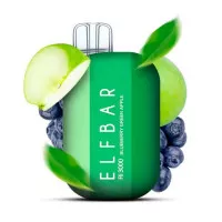Электронная сигарета Elf Bar RI3000 Blueberry Green Apple (Черника Зеленое Яблоко)