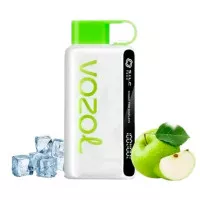 Электронная сигарета Vozol 12000 Sour Apple Ice (Кислое Яблоко Лёд) 