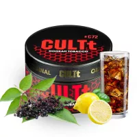 Табак CULTT С72 Elderberry Cola Lemon (Культт Бузина Кола Лимон) 100 грамм 