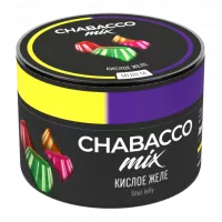 Бестабачная смесь Chabacco MIX Medium Sour Jelly (Чабакко Кислое Желе) 50 грамм