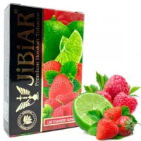 Табак Jibiar Lime Strawberry Raspberry (Джибиар Лайм Клубника Малина) 50 грамм