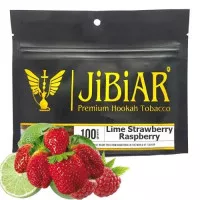 Табак Jibiar Lime Strawberry Raspberry (Лайм Клубника Малина) 100 гр