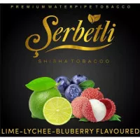 Табак Serbetli Ice Lime Lychee Blueberry (Щербетли Айс Лайм Личи Черника) 50 грамм 