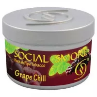 Табак Social Smoke Ледяной Виноград (Grape Chill) 100 г.