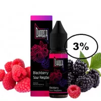 Жидкость Chaser Black Blackberry Sour Raspberry (Чейзер Блэк Ежевика Кислая Малина) 15мл, 3% 