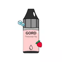 Жидкость Gord Strawberry Ice (Клубника Лёд) 30мл 5%