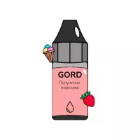 Жидкость Gord Strawberry Sundae (Клубничное Мороженое) 30мл 5%