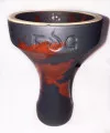 Чаша для кальяна FOG Assasin (Фог Ассасин) Темно-синяя с красным - Фото 1
