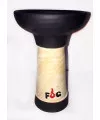 Чаша для кальяна FOG Lighthouse Glaze (Фог) Черная с белым - Фото 1