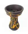 Чаша для кальяна Gusto Bowls Killa Bowl Black-Orange  - Фото 1