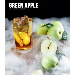 Табак Honey Badger Wild (Медовый Барсук Крепкий) Green Apple Зеленое Яблоко 250 грамм