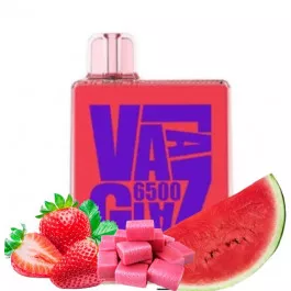Електронні сигарети VAAL GLAZ6500 Watermelon Strawberry Bubblu Gum (Віел) Кавун Полуниця Жуйка