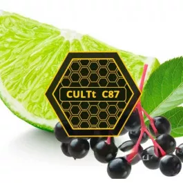 Тютюн CULTT Strong DS87 Lime Elderberry (Культ Лайм Бузина) 100гр 