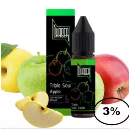 Рідина Chaser Black Triple Sour Apple (Чейзер блек Потрійне Кисло Яблуко) 15мл, 3%