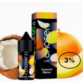 Рідина Chaser LUX Coconut Melon (Люкс Кокос Диня) 30мл 3% 