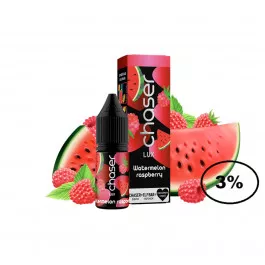 Рідина Chaser LUX Watermelon Raspberry (Чейзер Люкс Кавун Малина) 30мл, 3%