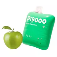 Електронна Сигарета Elf Bar 9000 Green Apple (Зелене Яблуко)
