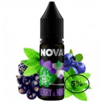 Рідина Nova Berry Mint (Ягода М`ята) 15мл 3%